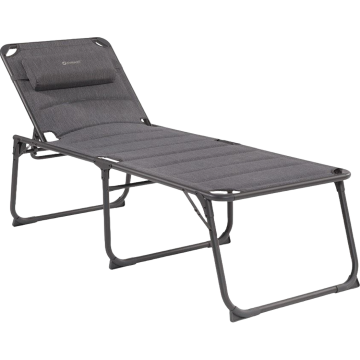 Outwell Evansville Premium Extra Dolgulu Alüminyum 5 Pozisyonlu Katlanır Şezlong Kampet