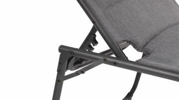 Outwell Evansville Premium Extra Dolgulu Alüminyum 5 Pozisyonlu Katlanır Şezlong Kampet