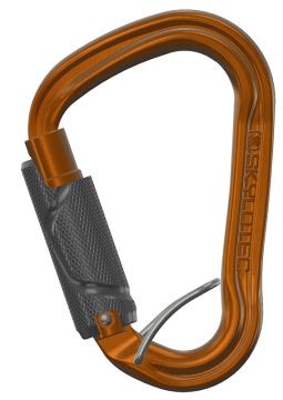 Skylotec Hms Double Tri Cb 2 0 Gri Turuncu 24 mm Double Trilock Alüminyum Karabina EN 362 EN 12275 UIAA 121