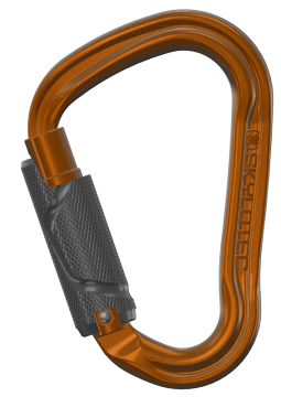 Skylotec Hms Double Tri 2 0 Gri Turuncu 24 mm Double Trilock Alüminyum Karabina EN 362 EN 12275 UIAA 121