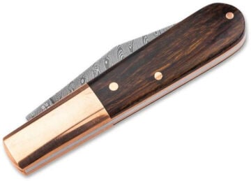 Böker Manufaktur Barlow Integral Copper Damascus Çakı