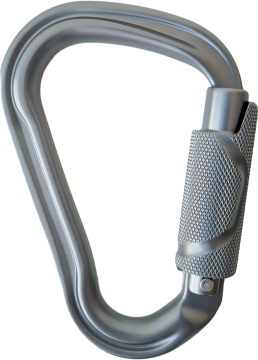 Skylotec Hms Double Twist 2 0 Gri 24 mm Çift Yönlü Otomatik Kilitli Alüminyum Karabina EN 362 EN 12275 UIAA 121