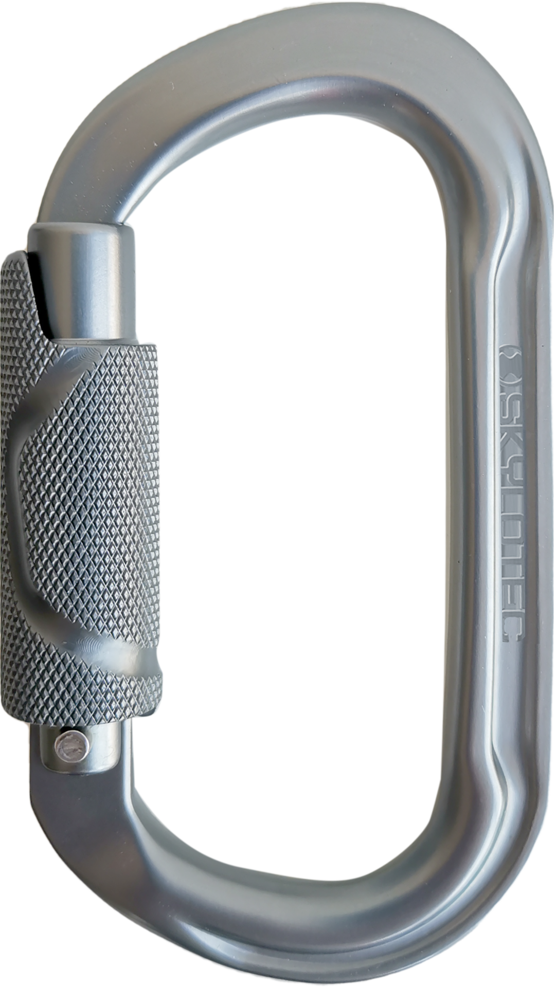 Skylotec Double O Twist 2 0 Gri 24 mm Double Twistlock Oval Alüminyum Karabina EN 362 EN 12275 UIAA 121