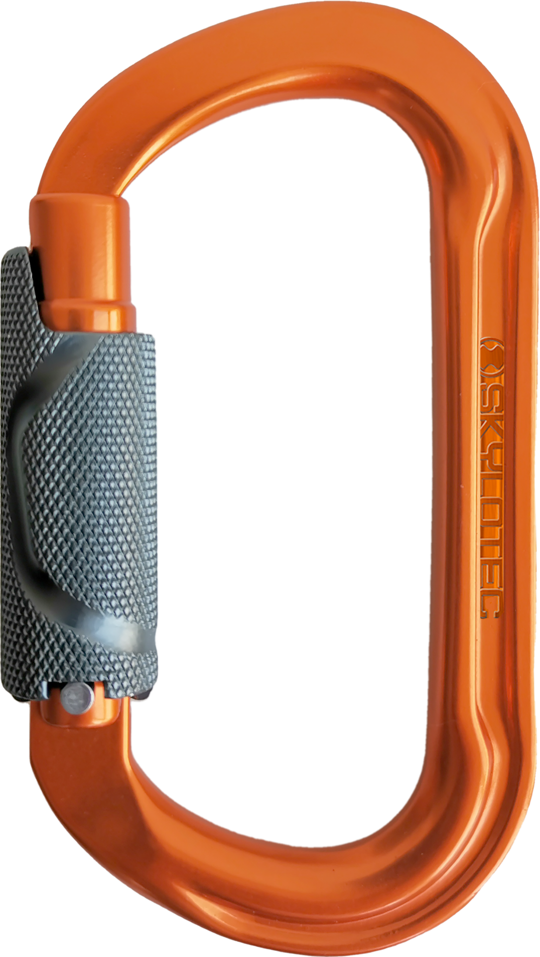 Skylotec Double O Tri 2 0 Gri Turuncu 20 mm Double Trilock Oval Alüminyum Karabina EN 362 EN 12275 UIAA 121
