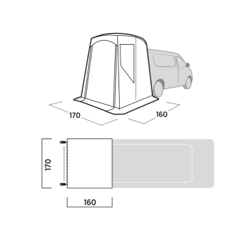 Easy Camp Krossbu Mini Araç Çadırı