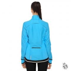 Gore-Tex Bayan Turkuaz Uzun Kollu Windstopper Ipod Cepli ProDryFit Outdoor, Koşu, Fitness Tişört