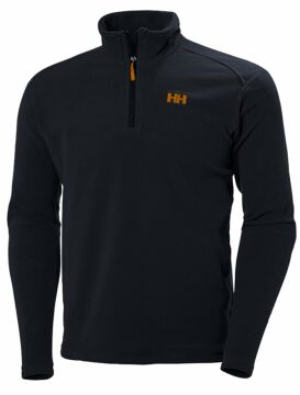 Helly Hansen Mount Fleece Half Zip Erkek Polar Graphite Blue Stripe 3X-Large