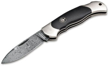 Böker Manufaktur Junior Scout Spearpoint Hornbeam Damascus Çakı