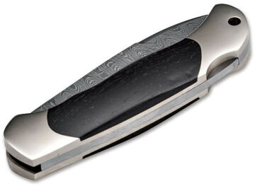 Böker Manufaktur Junior Scout Spearpoint Hornbeam Damascus Çakı
