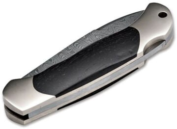 Böker Manufaktur Junior Scout Spearpoint Hornbeam Damascus Çakı