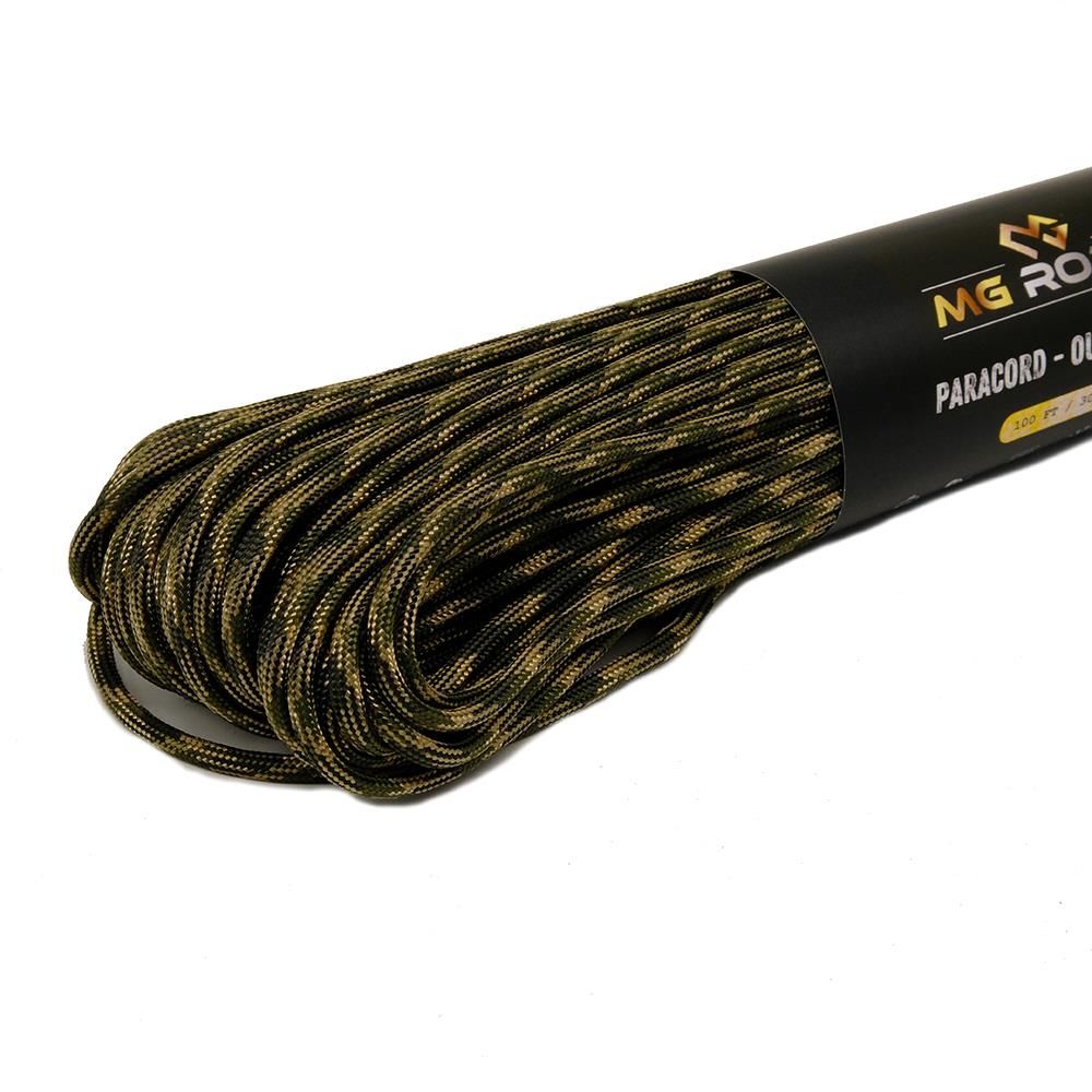 Ropes Polyester Paracord İp 4 mm Kamuflaj Desen 30 Metre