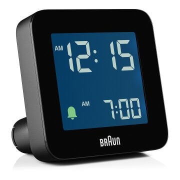 BRAUN BC09B SİYAH DİJİTAL ALARMLI MASA SAATİ