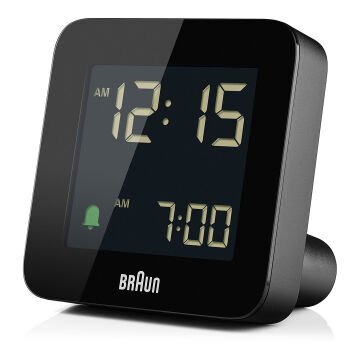 BRAUN BC09B SİYAH DİJİTAL ALARMLI MASA SAATİ