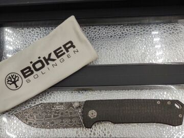 Böker Manufaktur Tiger-Damascus Çakı