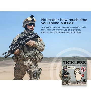 Tickless Military Ultrasonik Kene ve Pire Kovucu Askeri Taktik Cihaz Kahverengi