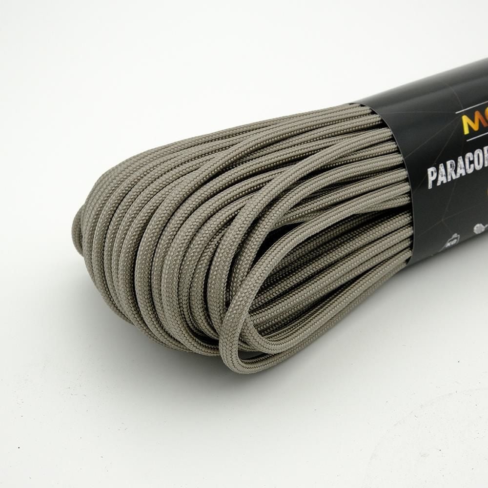 Ropes Polyester Paracord İp 4 mm Gri 30 Metre