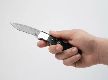 Böker Manufaktur Mamba Grenadill Damascus Çakı