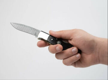 Böker Manufaktur Mamba Grenadill Damascus Çakı