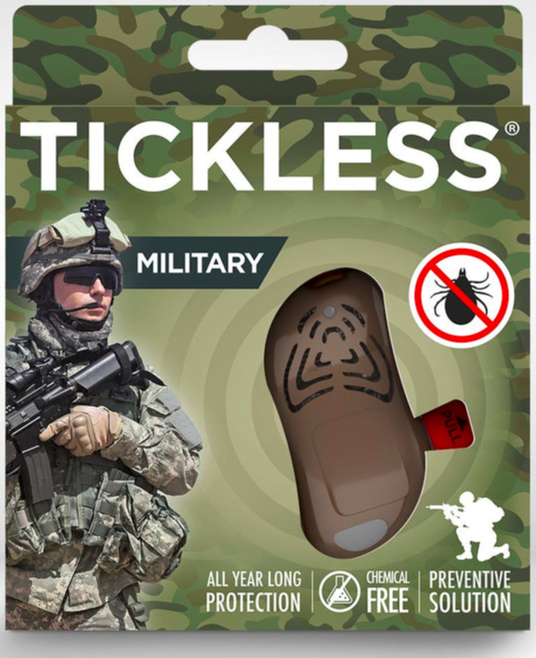 Tickless Military Ultrasonik Kene ve Pire Kovucu Askeri Taktik Cihaz Kahverengi