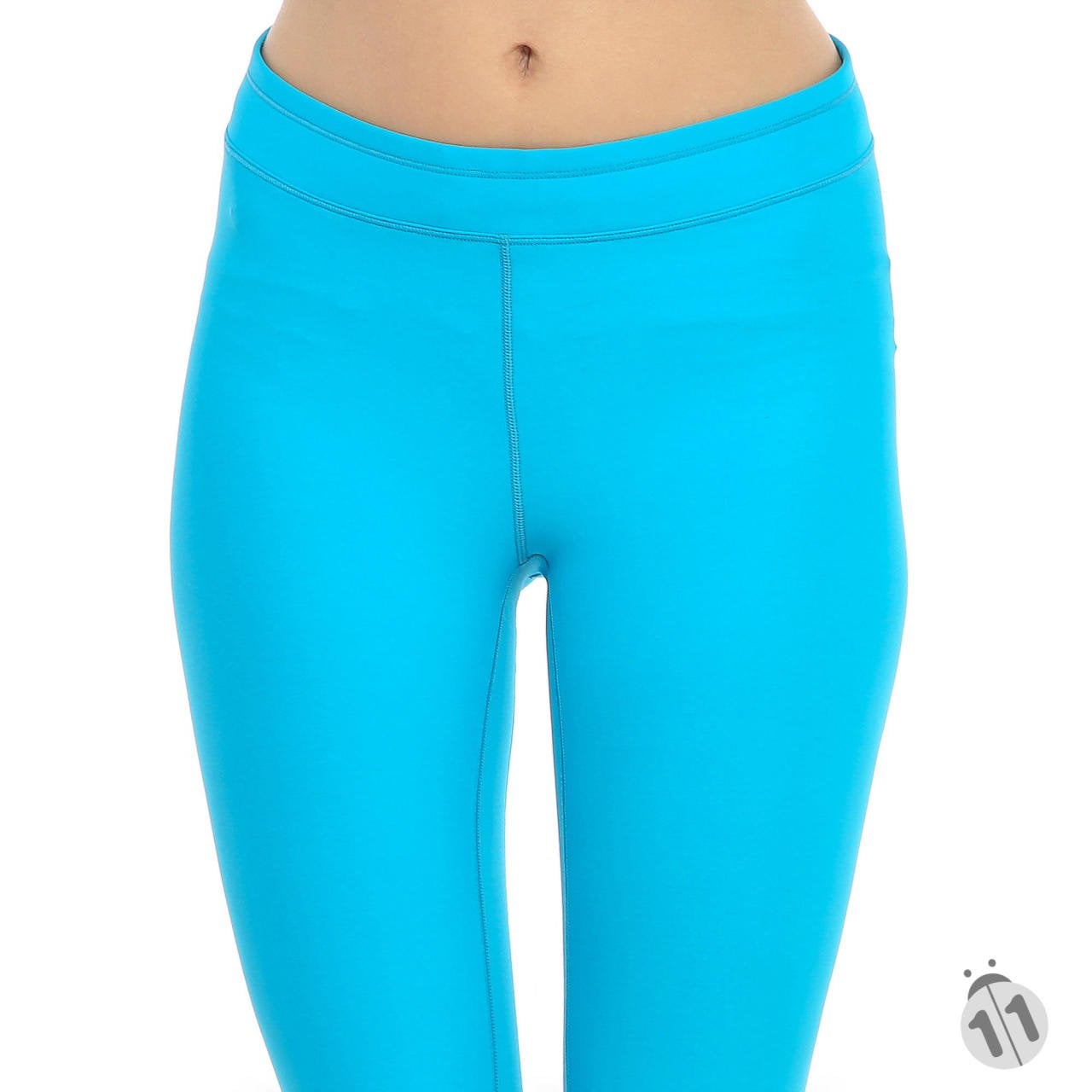 Ergonomik Turkuaz DryFit Koşu Fitness Yoga Yürüyüş 4/4 Spor Taytı