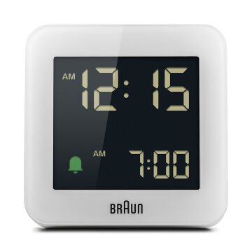 Braun BC09W Beyaz Dijital Alarmlı Masa Saati