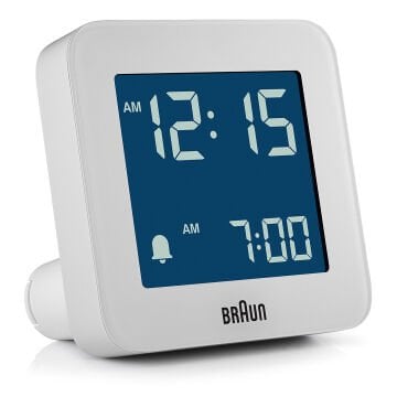 Braun BC09W Beyaz Dijital Alarmlı Masa Saati
