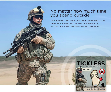 Tickless Military Ultrasonik Kene ve Pire Kovucu Askeri Taktik Cihaz Desert Bej