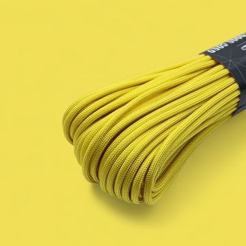 Ropes Polyester Paracord İp 4 mm Altın Sarı Renk 30 Metre