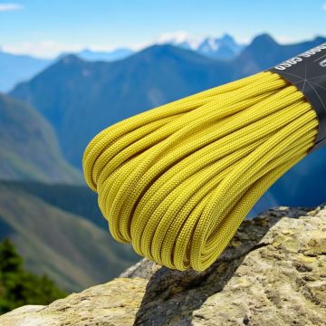 Ropes Polyester Paracord İp 4 mm Altın Sarı Renk 30 Metre