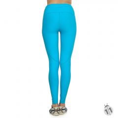 Ergonomik Turkuaz DryFit Koşu Fitness Yoga Yürüyüş 4/4 Spor Taytı