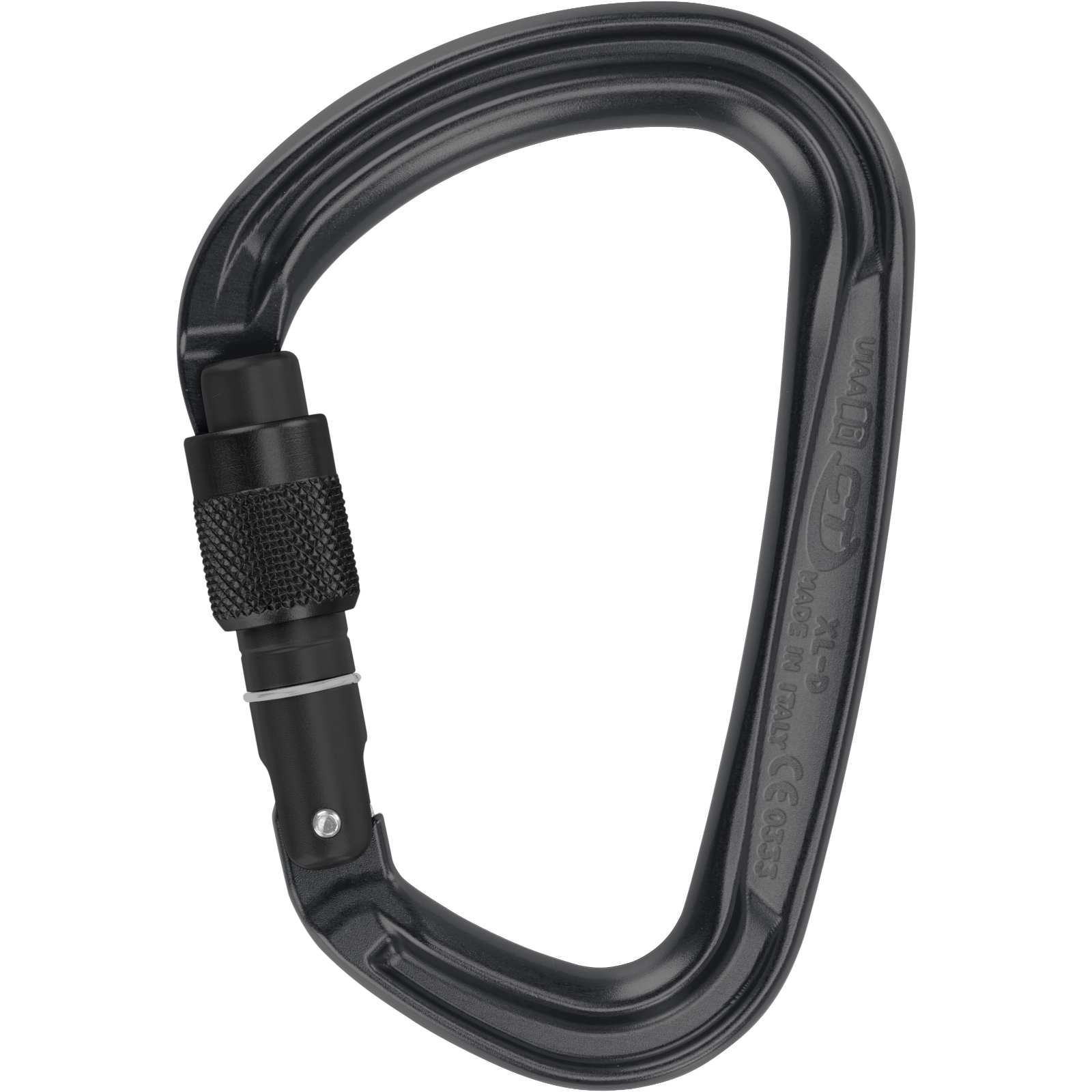 Skylotec XL D Sg Siyah 29 mm Vidalı Kilitli Geniş D Tipi Alüminyum Karabina EN 362 B EN 12275 B
