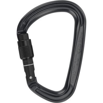Skylotec XL D Sg Siyah 29 mm Vidalı Kilitli Geniş D Tipi Alüminyum Karabina EN 362 B EN 12275 B