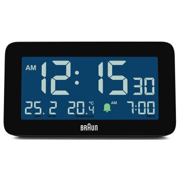 Braun BC10B Siyah Dijital Alarmlı Masa Saati