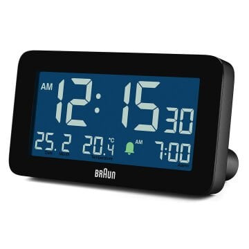 BRAUN BC10B SİYAH DİJİTAL ALARMLI MASA SAATİ