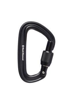 BLACK DIAMOND LITEFORGE SCREWGATE OUTDOOR KARABİNA Black
