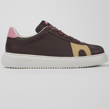 Camper Runner K21 Twin Sella Gema,Ultrasoft Tea/K21 Bio Hou Kahve Kadın Ayakkabı K201311-031