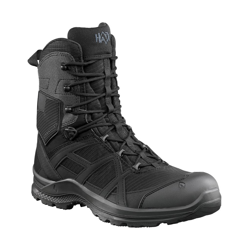 Haix Black Eagle Athletic 2.0 V High Sidezipper Fermuarlı Desert Siyah Askeri Taktik Bot 330004