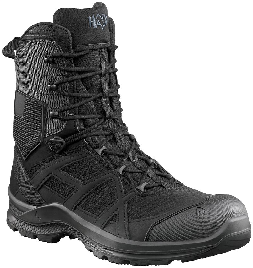 Haix Black Eagle Athletic 2.0 V High Sidezipper Fermuarlı Desert Siyah Askeri Taktik Bot 330004