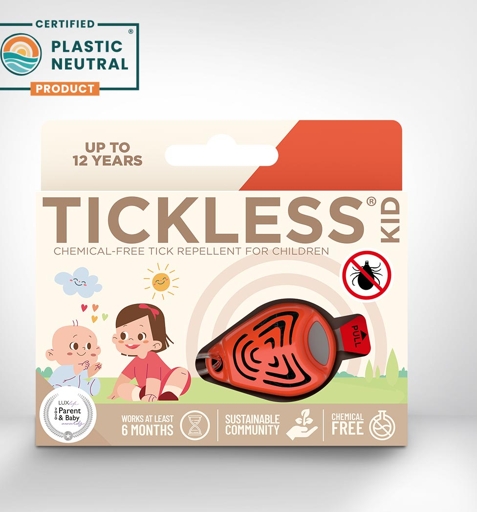 Tickless Kid Bebek ve Çocuklar İçin Ultrasonik Kene ve Pire Kovucu Cihaz Turuncu