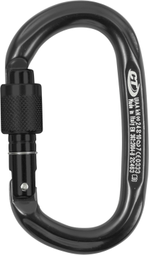 Skylotec Pillar Sg Siyah 21 mm Vidalı Kilitli Alüminyum Karabina EN 362 B EN 12275 B UIAA 121