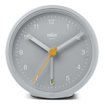 Braun BC12G Gri Klasik Analog Alarmlı Masa Saati
