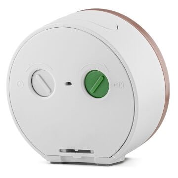 BRAUN BC12PW PEMBE-BEYAZ KLASİK ANALOG ALARMLI MASA SAATİ