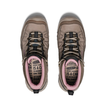 Keen Targhee IV Mid KeenDryGtx Su Geçirmez Kadın Bot Brindle/Nostalgia Rose 1028990