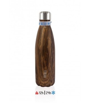 REBEL AHŞAP 500ML Renkli Termos Bardak