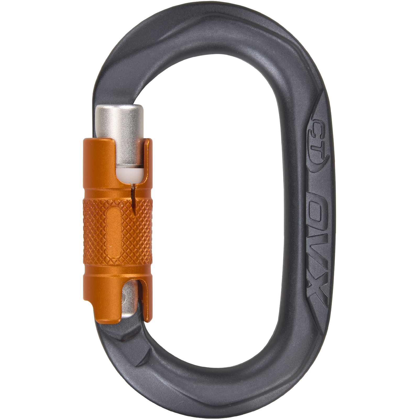 Skylotec Ovx Tg Antrasit 17 mm Trilock Otomatik Kilitli Kompakt Oval Alüminyum Karabina EN 362 B EN 12275 B UIAA 121