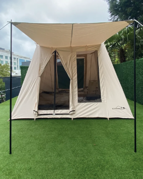 Campout Titan 3x3 Kanvas Baca Çıkışlı Kamp Çadırı