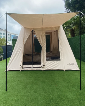 Campout Titan 3x3 Kanvas Baca Çıkışlı Kamp Çadırı
