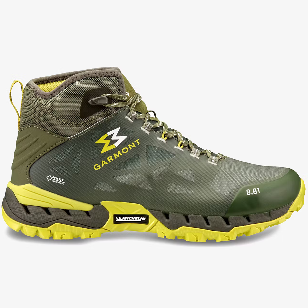 Garmont Italy 9.81 N Air G 2.0 Mid Goretex Michelin Taban Erkek Bot Green Olivine 002491