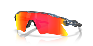 Oakley Radar EV Heater O Matter Çerçeve Prizm Ruby Lens Unobtainium Kaymaz Spor Gözlük Transparent Abyss OO9541-0737