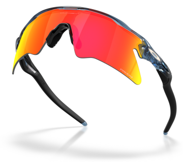 Oakley Radar EV Heater O Matter Çerçeve Prizm Ruby Lens Unobtainium Kaymaz Spor Gözlük Transparent Abyss OO9541-0737